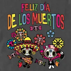 Men's Tokidoki Adios and Ciao Ciao Feliz Dia de los Muertos T-Shirt