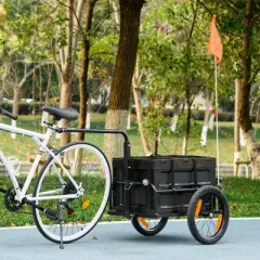 Gulches Pet Strollers: Versatile Bike Cargo Trailer with Removable Storage Box and Quick Release Wheels
