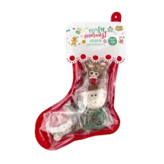 Midlee Christmas Dog Treats Filled Stocking- Pre- Made Christmas Pet Gift