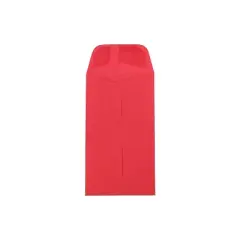 JAM Paper #5.5 Coin Business Colored Envelopes 3.125 x 5.5 Red Recycled 356730551