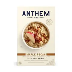 Anthem Maple Pecan Whole Grain Oatmeal - Case of 6/5/2.25 oz