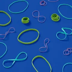 300ct Rubber Bands Assorted Size and Colors - up&up&trade;