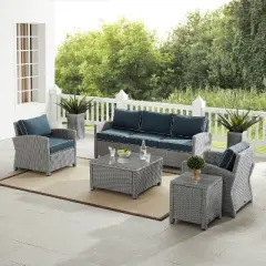 Bradenton 5pc Outdoor Wicker Sofa Set - Crosley
