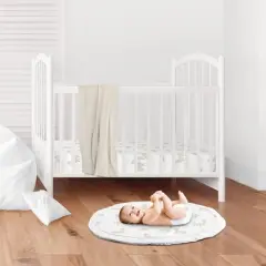 Sweet Jojo Designs Boy or Girl Gender Neutral Unisex Baby Tummy Time Playmat Boho Llama Taupe and White