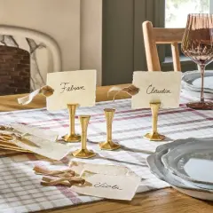 Place Setting Cards with Brown Velvet Ribbon 12ct - Hearth & Hand&trade; with Magnolia