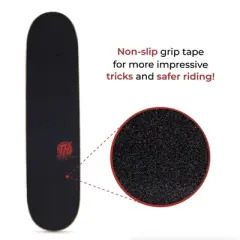 Tony Hawk 31 inch Skateboard, Tony Hawk Signature Series 4, 9-ply Maple Deck Skateboard for Cruising, Carving, Tricks and Downhill, Crossbones