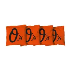 MLB Baltimore Orioles Corn-Filled Cornhole Bags Orange - 4pk