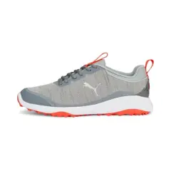 Puma Men's Fusion Pro Spikeless Golf Shoes - Quarry/Silver