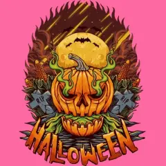 Women's Design By Humans halloween By arjanaproject Racerback Tank Top