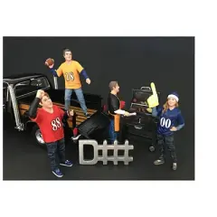 Tailgate Party Set II 4 Piece Figure Set For 1:18 Scale Models by American Diorama
