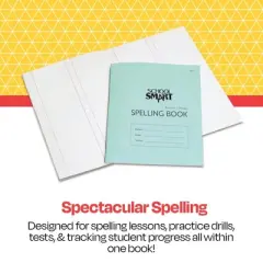 School Smart Spelling Blank Book, 5-1/2 x 8-1/2 Inches, 24 Pages, Pack of 48