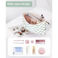 Narwey Small Makeup bag for Purse, Small Makeup Pouch for Purse Cosmetic Bag