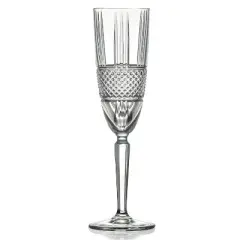 Lorren Home Trends Brilliant Collection Champagne Flute Set of 6