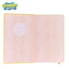 Inkology, LLC Nickelodeon SpongeBob SquarePants 80-Page Vegan Leather Notebook | 5 x 8 Inches