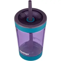 Contigo 14 oz. Kid's Spill-Proof Tritan Plastic Tumbler with Straw