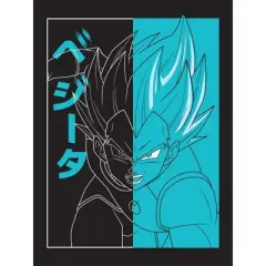 Dragon Ball Z Super Two-Toned Anime Men's Black T-Shirt