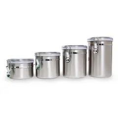 Ukonic Star Trek: The Next Generation Stainless Steel Storage Jar Containers | Set of 4