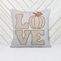 Chery Life Lace Embroidered Pumpkin Throw Pillow