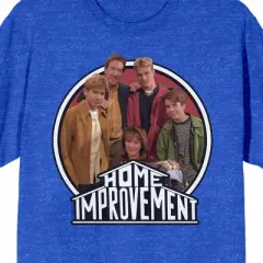 Home Improvement Taylor Family Portrait Crew Neck Short Sleeve Royal Blue Heather Women&rsquo;s T-shirt