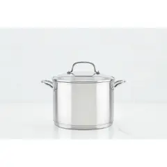 KitchenAid 3-Ply Base Stainless Steel 8qt Stockpot with Lid