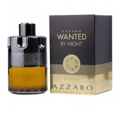 Azzaro Wanted By Night By Azzaro Men Cinnamon, Mandarin Orange, Lemon, Vanilla, Leather Eau De Parfum Spray 3.4 Oz