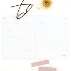 Sugar Paper Essentials 2024-25 Monthly Planner 11"x8.5" Scatter Dots: Academic Calendar July-June, Adult Stationery