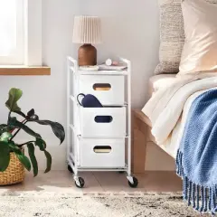 3 Drawer Narrow Cart on Wheels - Brightroom&trade;