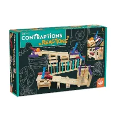 MindWare KEVA Contraptions Reactions - Premium Wooden Building Blocks Set - 178 Blocks