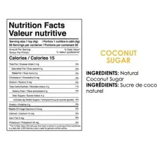 PRIDE OF INDIA Coconut Sugar PACK of 1 - 8 Oz