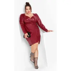 Women's Plus Size Cindy Dress - red | CITY CHIC