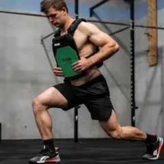 VEVOR Weight Vest Plates, 19.75 LB Pairs, Premium Steel Weighted plates, Contoured Ergonomic Fit &ndash; WODs, Additional Weight for Weight Vests