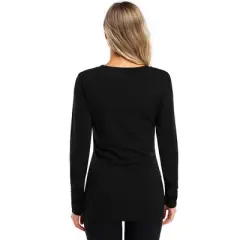 Clearlove Womens Maternity Shirt Fall Long Sleeve Crew Neck T-Shirts Pregnancy Clothes Side Ruched Tunic Tops