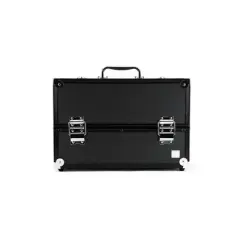 Caboodles Large Primped and Primed Train Case - Black - 13.7oz