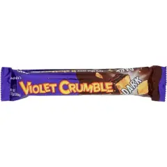 Violet Crumble Dark King Size Candy Bar - Case of 20 - 1.75 oz