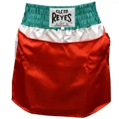 Cleto Reyes Women's Satin Boxing Skirt Trunks - Mexican Flag