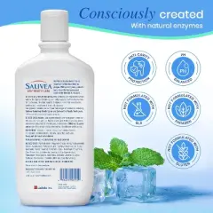 Salivea Extra Gentle Mouthwash Soothing Mint, 16 Oz