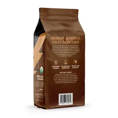 Death Wish Coffee Organic and Fair Trade Medium Roast Ground Coffee 10oz