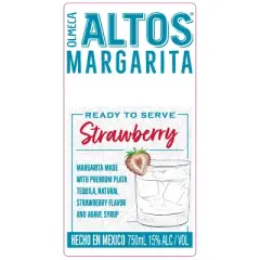 Altos Strawberry Margarita - 750ml Bottle