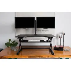 Ergonomic Height Adjustable Sit to Stand Desk Computer Riser - Rocelco