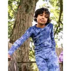 Leveret Kids Two Piece Cotton Tie Dye Pajamas