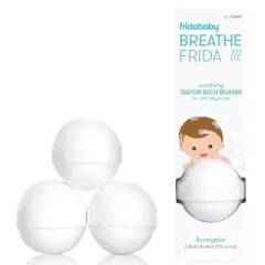 Frida Baby Natural Vapor Bath Bombs for Sick Day Comfort - BreatheFrida Vapor Bath Bombs - 3ct
