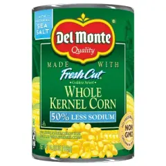 Del Monte Low Sodium Golden Sweet Whole Kernel Corn - 15.25oz