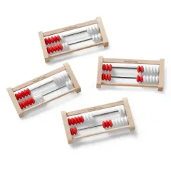 Hand2Mind 20-Bead Wooden Mini Rekenrek Class Set