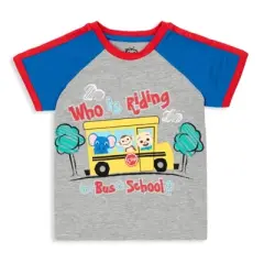 CoComelon JJ 3 Pack Graphic Raglan T-Shirts 