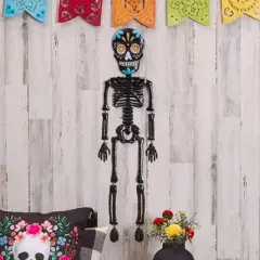 The Lakeside Collection Halloween Hanging Skeletons