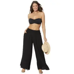 Swimsuits for All Women&rsquo;s Plus Size Kennedy Smocked Waist Beach Pant