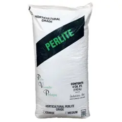 PVP Industries Organic Coarse Perlite Planting Soil Additive for Helping Promote Plant Growth and Draining Water, 4 Cubic Feet, White