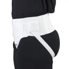 OTC Hernia Support, Single or Double Herniation, Inguinal Scrotal Treatment, White