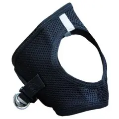 American River Solid Ultra Choke Free Dog Harness - Black
