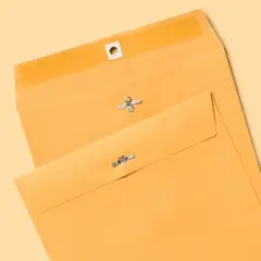 4ct 9" x 12" Clasp Closure Manila Envelopes - up&up&trade;: Large Mailing Envelopes, Beige, Paper, Stationery, 4 Pack